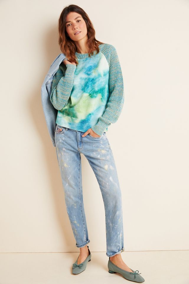 Anthropologie Watercolor Tiedye sweater online