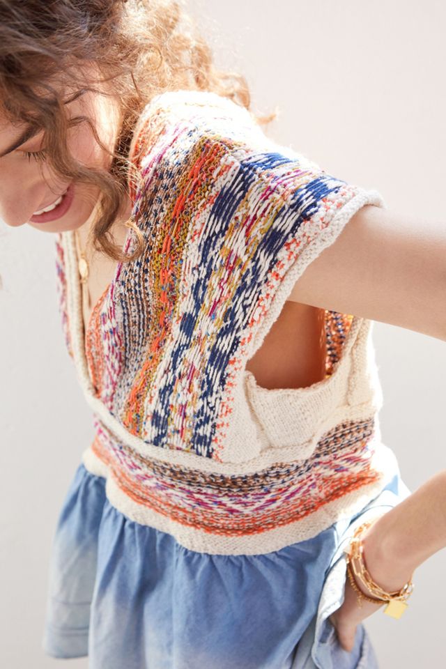 Pilcro Embroidered Babydoll Top #1