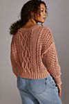 Pilcro Cable-Knit Cardigan Sweater #7