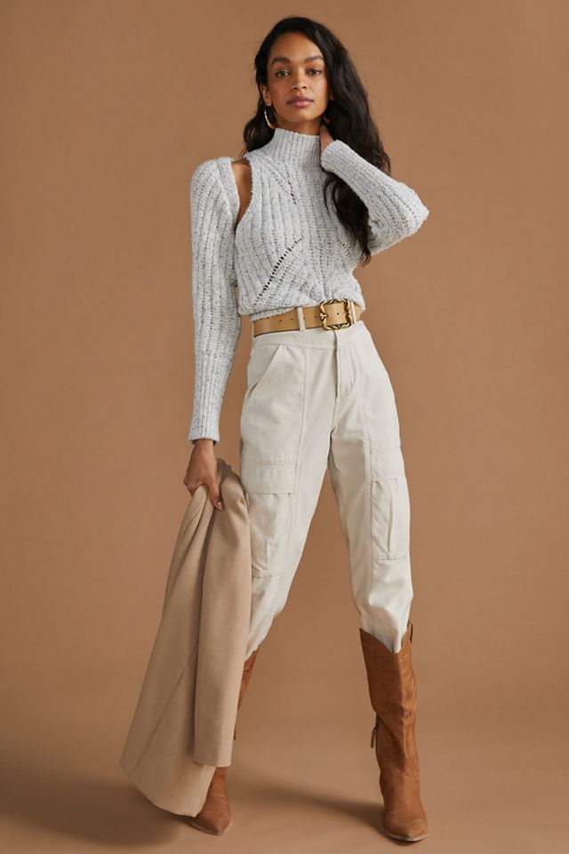 Ribbed Sweater Shrug Set #1