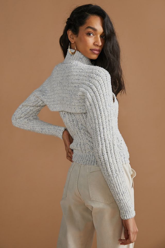 Ribbed Sweater Shrug Set #3