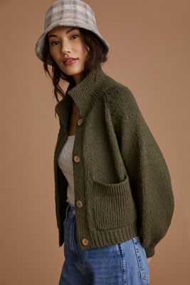 Pilcro Utility Sweater Jacket