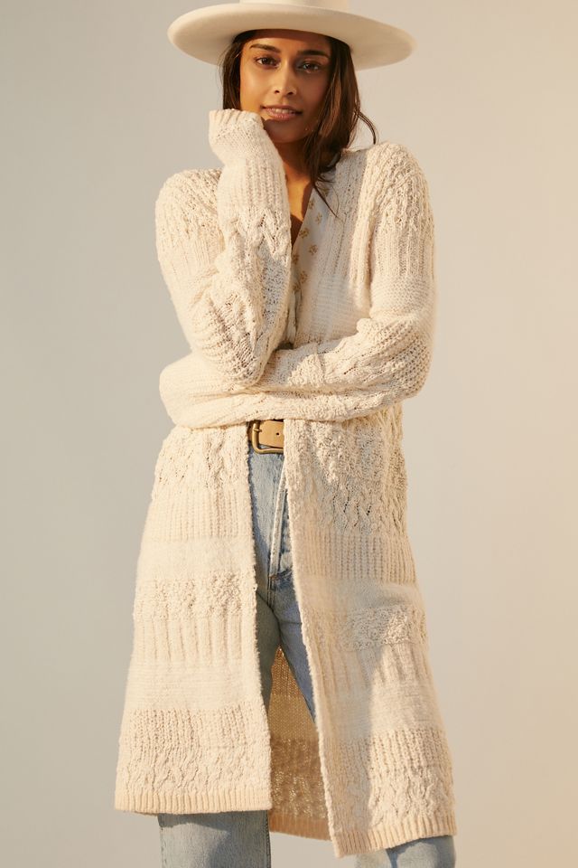Textured Duster Cardigan #3