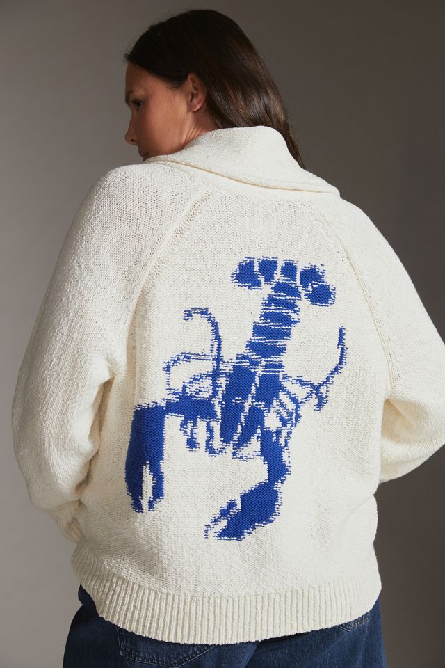 Maeve Lobster Cardigan Sweater #7