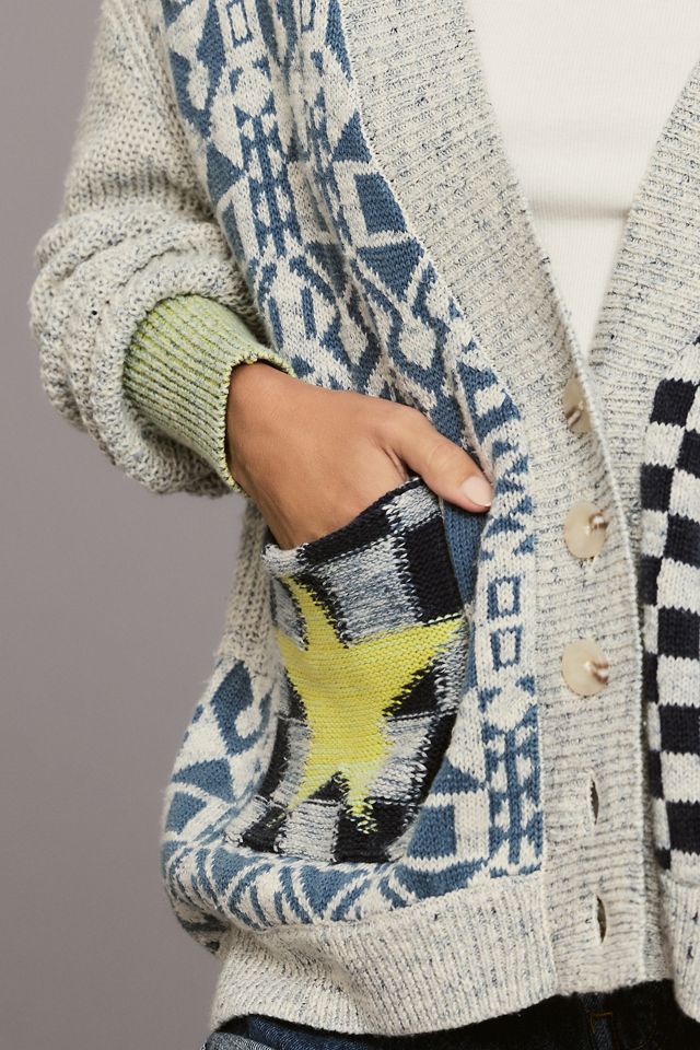 Pilcro Mash-Up Cardigan Sweater #3