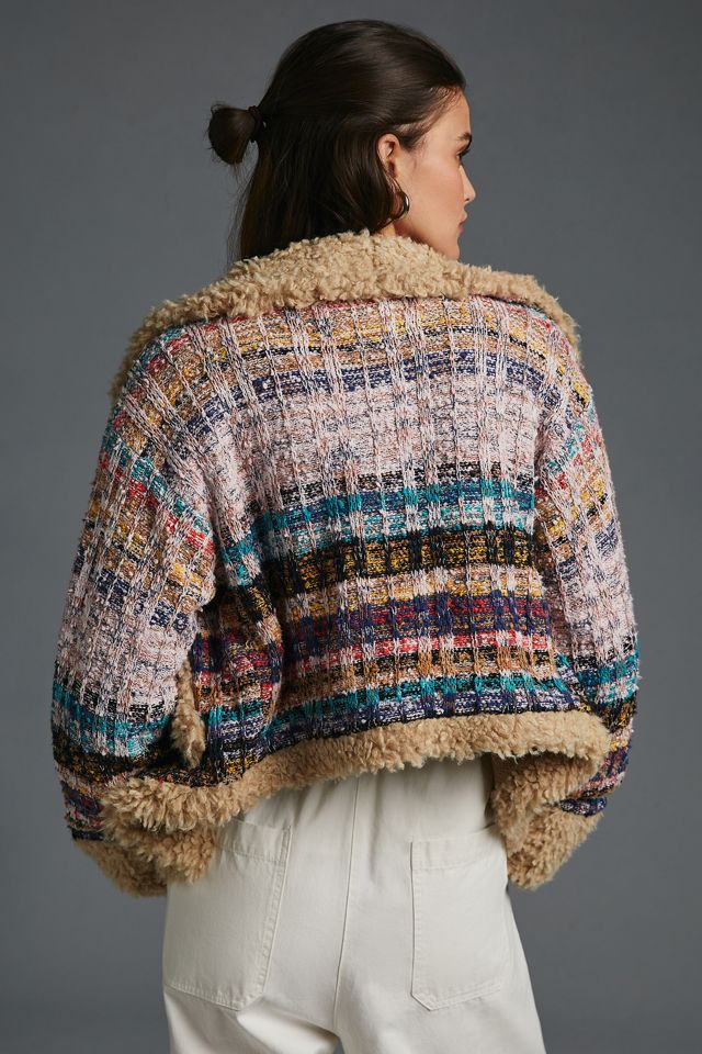 By Anthropologie Cropped Sweater Coat #2