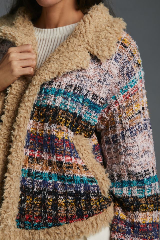 By Anthropologie Cropped Sweater Coat #3