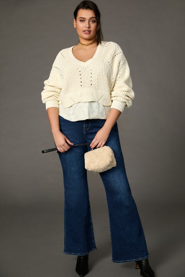 By Anthropologie Layered Sweater #5