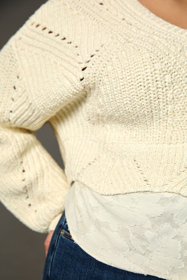 By Anthropologie Layered Sweater #6