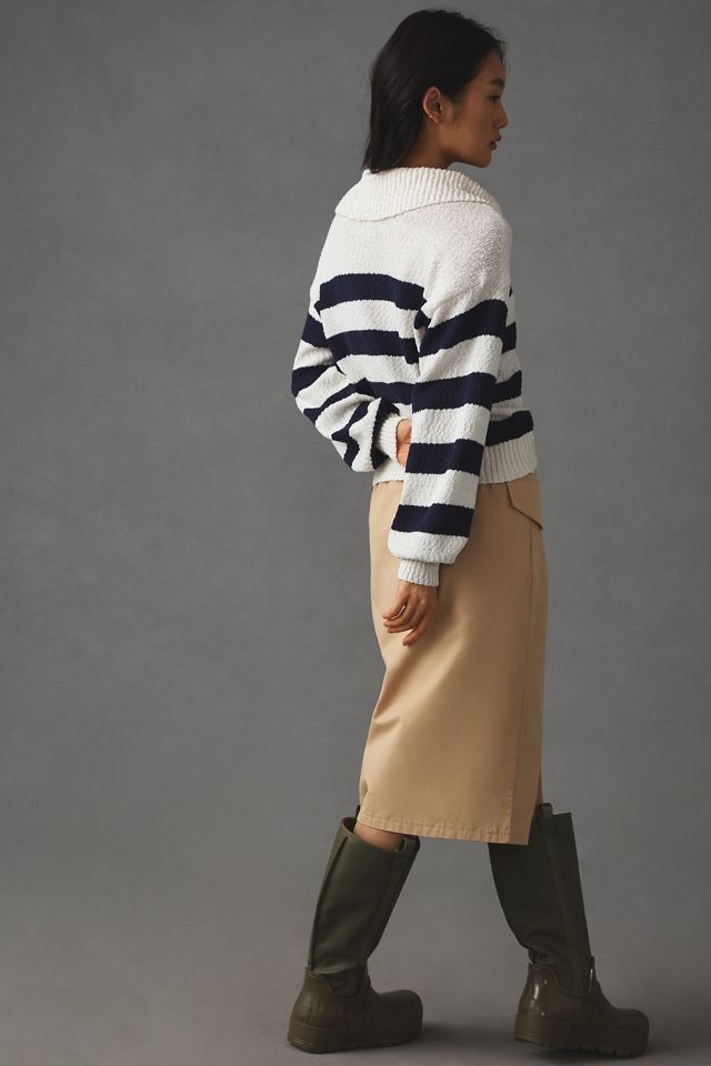 Pull style polo à col en V Maeve #3