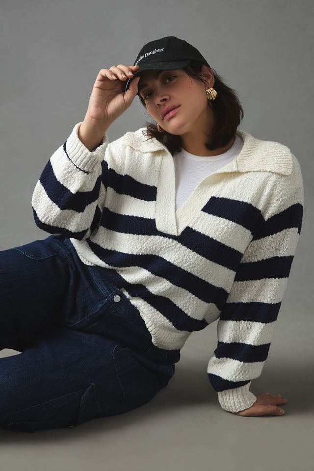 Pull style polo à col en V Maeve #4