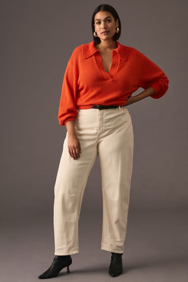 Maeve V-Neck Polo Sweater #8