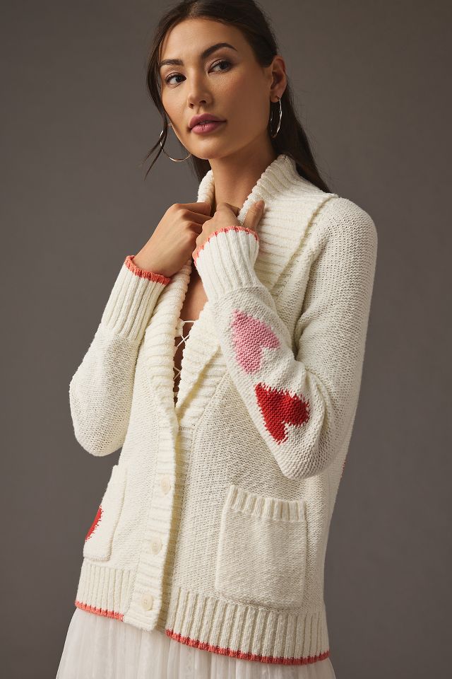 Anthropologie lobster cheap knit cardigan