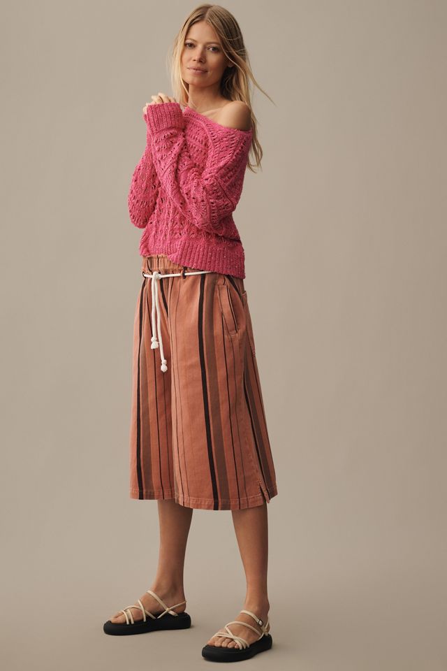 The Palmer Open-Stitch Pullover Sweater by Pilcro #3