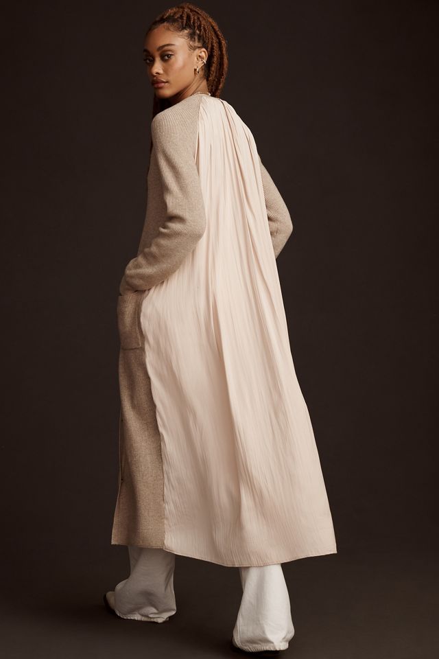 By Anthropologie Long Twofer Cardigan Sweater #3