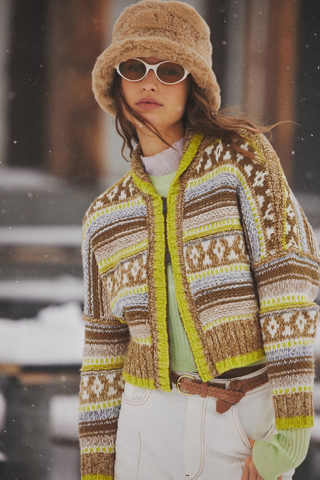 By Anthropologie Wander Zip-Up Cardigan Sweater #4