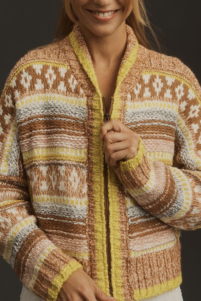 By Anthropologie Wander Zip-Up Cardigan Sweater #2