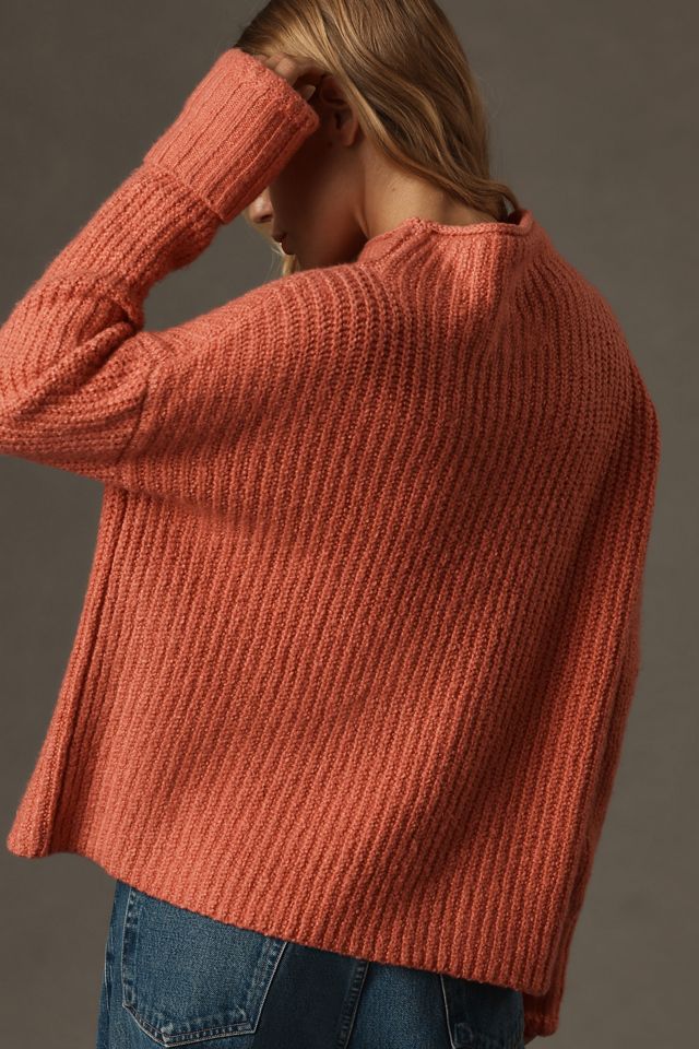 Maeve Margaret Mock-Neck Sweater #1