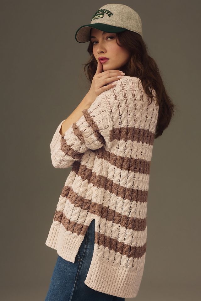 Pilcro Longline Stitch Sweater #1