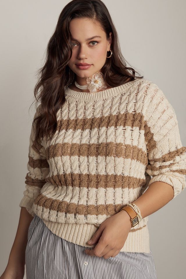 Pilcro Longline Stitch Sweater #4