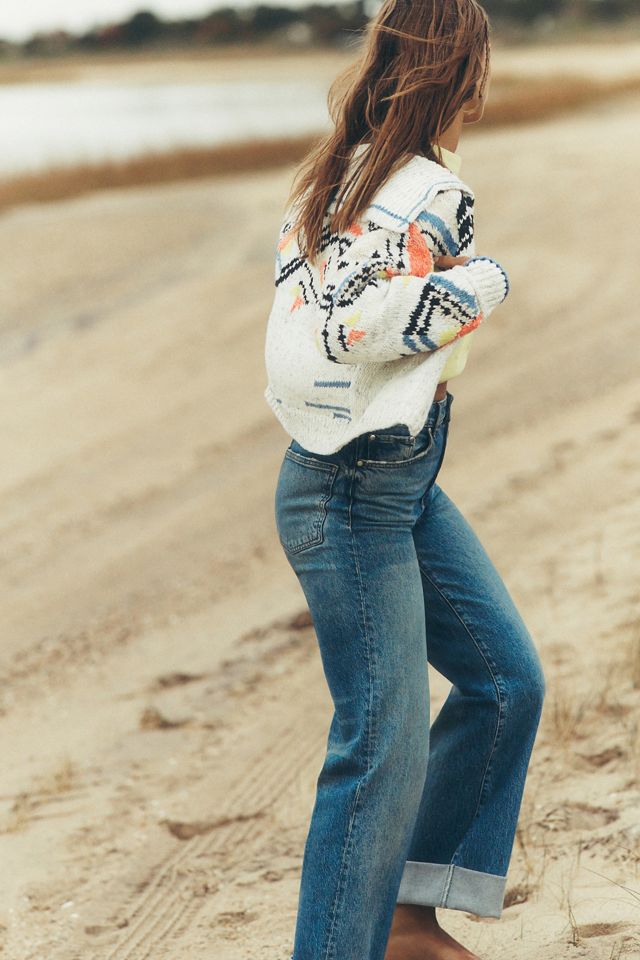 Pilcro Collared Cropped Cardigan Sweater #4