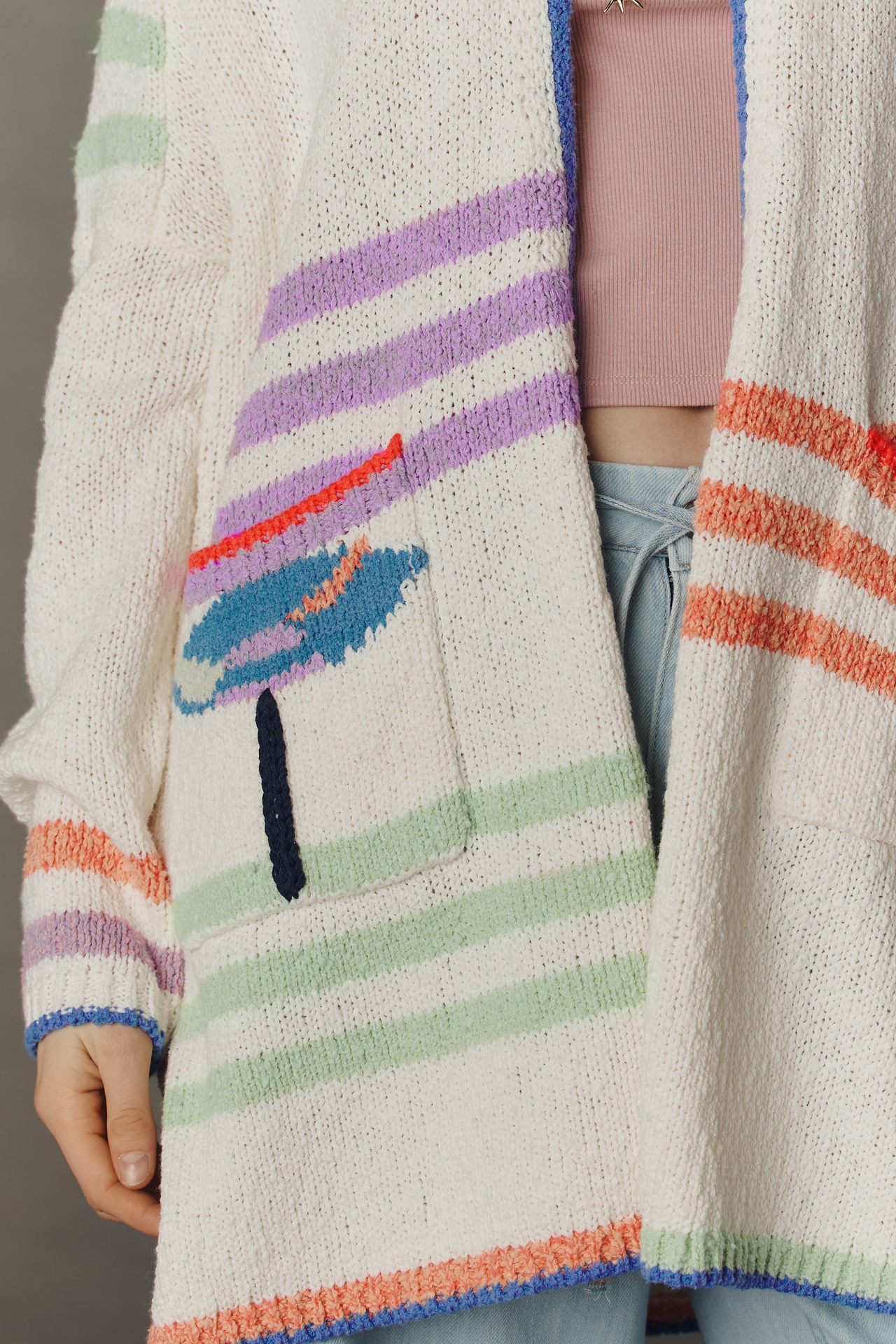 Maeve Umbrella Cardigan Sweater