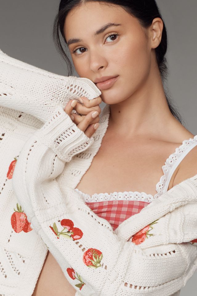 Cardigan Maeve con Ricamo di Frutta #4