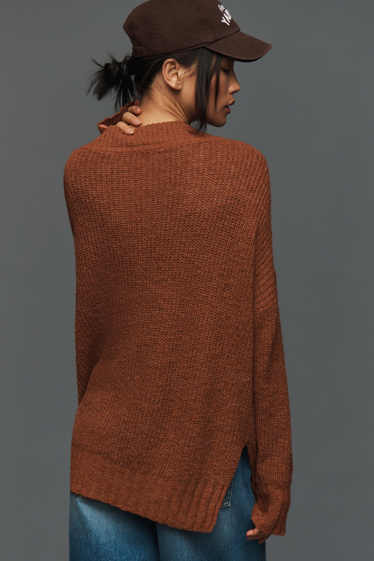 Pilcro Slouchy V-Neck Sweater