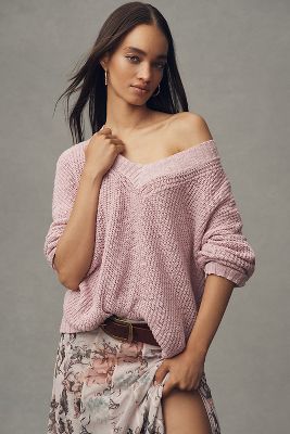 New Anthropologie Pilcro selling Anabel Sweatshirt $158 PLUS 3X Lilac Pullover Sweater