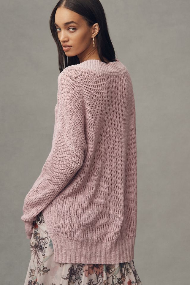 Pilcro Slouchy V-Neck Sweater #1