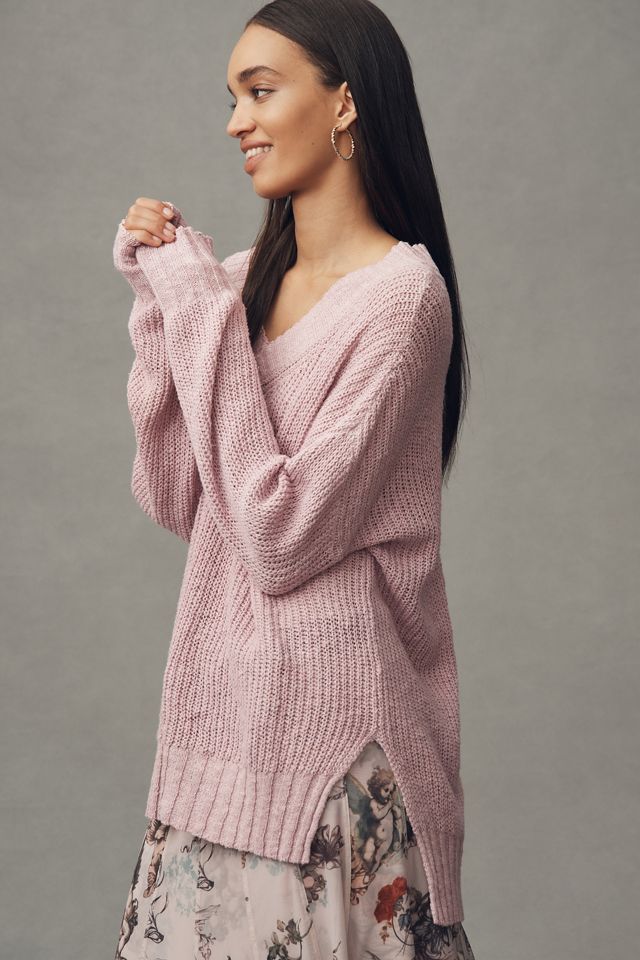Pilcro Slouchy V-Neck Sweater #3