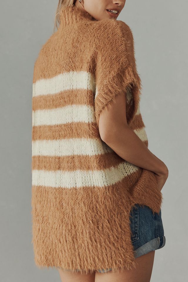 Pilcro Mock-Neck Short-Sleeve Sweater #1