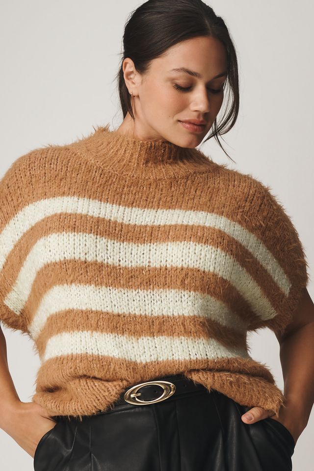Pilcro Mock-Neck Short-Sleeve Sweater #4