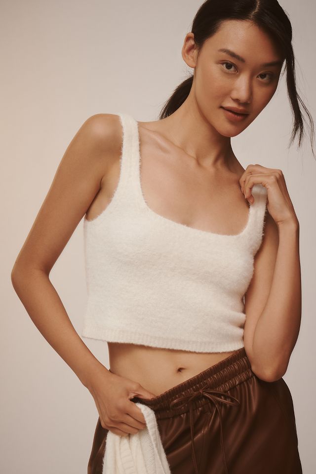 Cropped sweater tank best sale