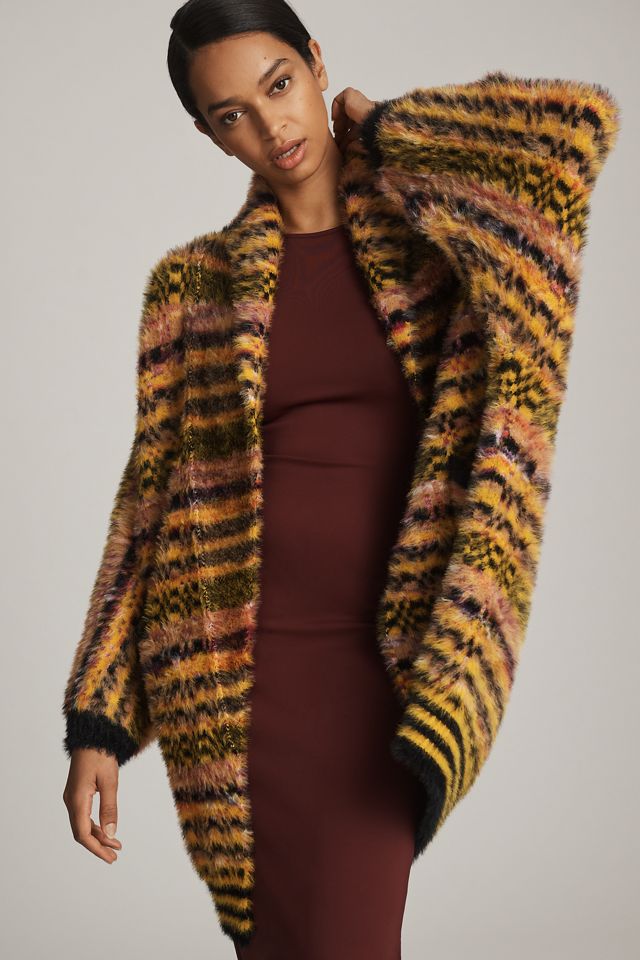 By Anthropologie Oversized Fuzzy Cardigan Sweater #3