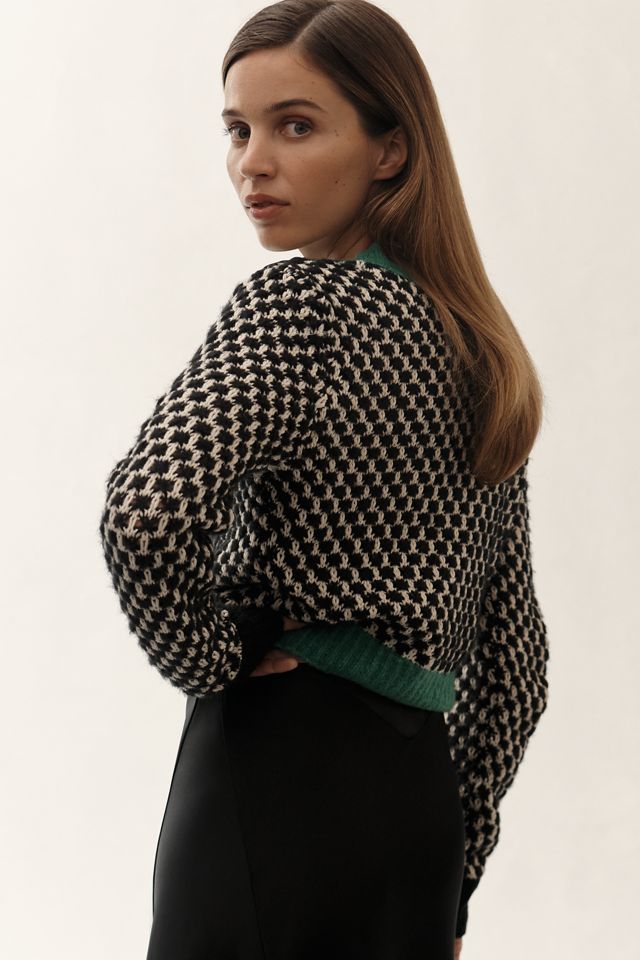 Maeve Cropped Cardigan Sweater #1