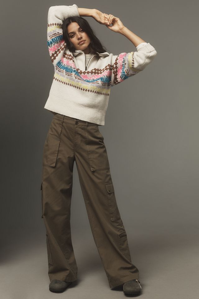 PIlcro Zip-Front Cardigan Sweater #4