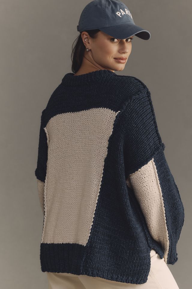 Pilcro Chunky Crew-Neck Sweater #5