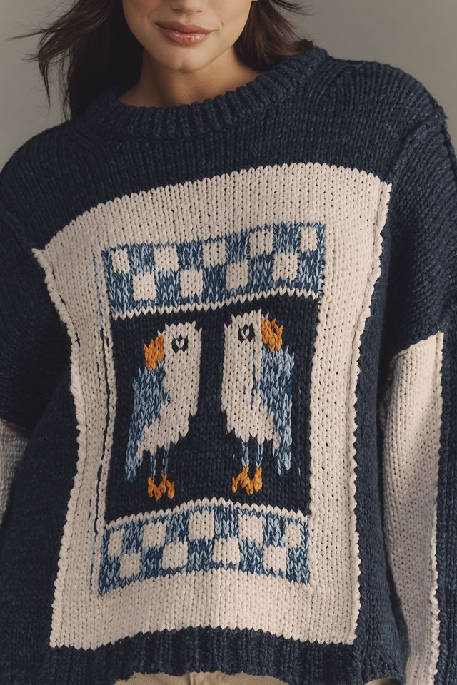 Pilcro Chunky Crew-Neck Sweater #7