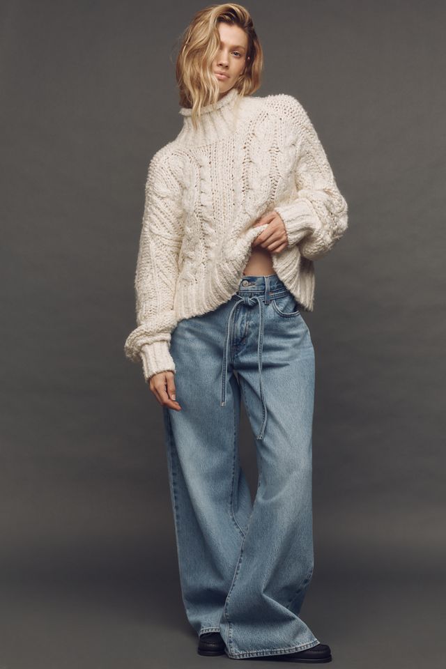 By Anthropologie Fisherman Sweater #1