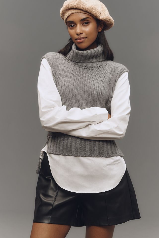 Pilcro Twofer Turtleneck Sweater #1