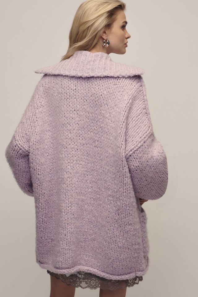 By Anthropologie Slouchy Cozy Cardigan Sweater #1