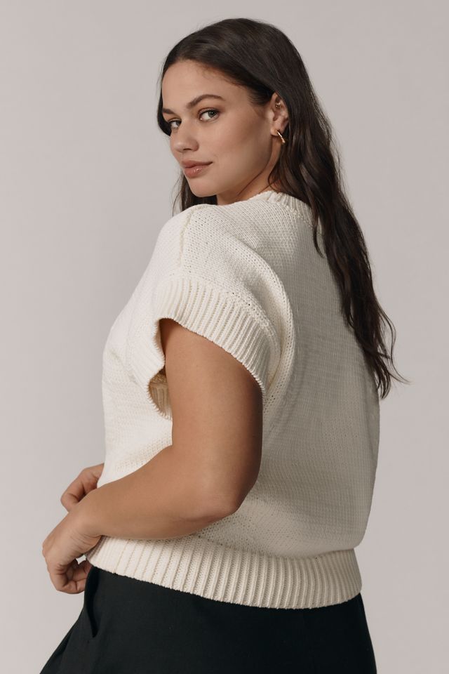 The Pippa Crew-Neck Sweater by Maeve: Cap-Sleeve Edition #5