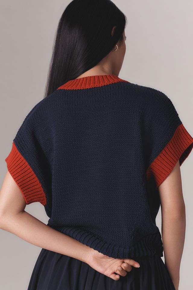 The Pippa Crew-Neck Sweater by Maeve: Cap-Sleeve Edition #1