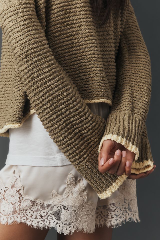 Pilcro Textured Boat-Neck Sweater #2