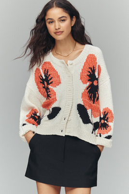 Maeve Elbow-Sleeve Cardigan