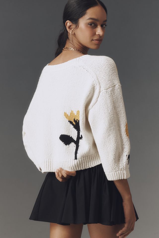 Cardigan Maeve à manches coudes #1