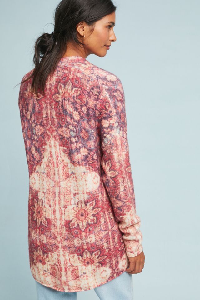 Natalia Floral-Intarsia Cardigan #2