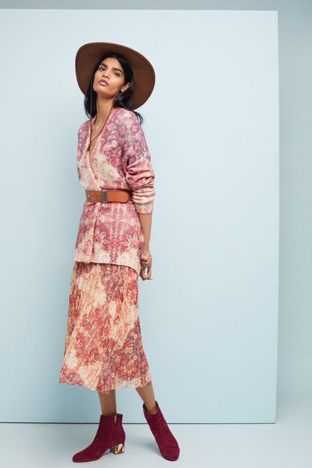 Natalia Floral-Intarsia Cardigan #5