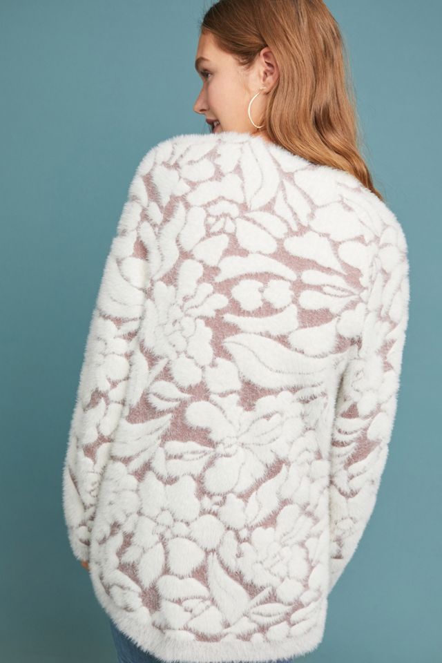 Floral Eyelash Cardigan #2